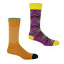 Argyle Sunshine And Chevron Amber Men's Socks Bundle, thumbnail 1 of 4