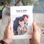 Personalised Me And Dad Photo Memories Notebook, thumbnail 2 of 4