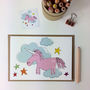 Unicorn Card With Sticker, thumbnail 1 of 4