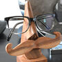 Personalised Wooden Eye Glass Holder With A Moustache, thumbnail 2 of 3