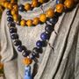 Lapis Lazuli And Sandalwood Mala Bead With Tassel, thumbnail 4 of 8