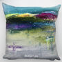 Velvet Abstract Landscape Cushions, thumbnail 4 of 7