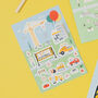 Eco Friendly Construction Party Bag Stickers – Kids Party Favours Plastic Free, thumbnail 1 of 9