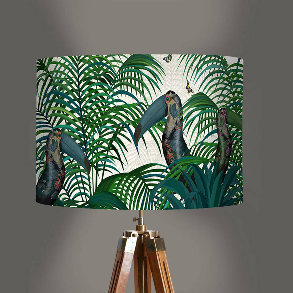 Tropical Toucan Lamp Shade By FabFunky Home Decor | notonthehighstreet.com