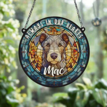 Scottish Deerhound Memorial Suncatcher, 4 of 6