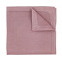 Wedding Handmade Polyester Knitted Pocket Square In Dusty Pink, thumbnail 1 of 7