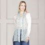 Branches Long Chiffon Silk Scarf, thumbnail 5 of 10