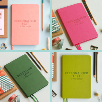 Personalised Luxury 2025 Journal Free Form Notebook, 12 of 12