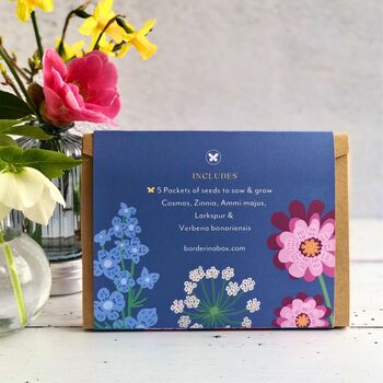 60th Birthday Gift For Her, Grow Your Own Bouquet Kit, 2 of 8