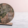 Personalised Round Tropical Earring Stand, thumbnail 4 of 8