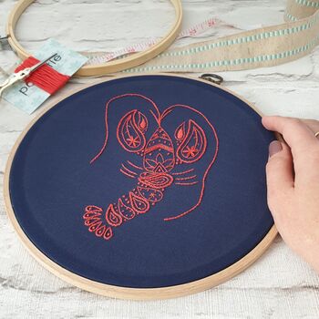 Lobster Embroidery Kit, 5 of 6