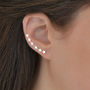 Sterling Silver Star Ear Climbers, thumbnail 5 of 11