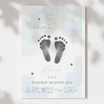 Personalised Inkless Print Kit With Gold Foil Elements, 3 of 10