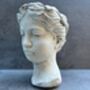 Roman Lady Head Plant Pot Handcrafted In/Outdoor Pot, thumbnail 1 of 9