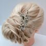 White Dried Flower Hair Pins, thumbnail 3 of 7