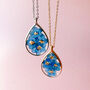 Real Pressed Flower Pendant Necklace, thumbnail 2 of 9