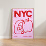 Travel Big Apple Nyc New York City Wall Art Print, thumbnail 5 of 10