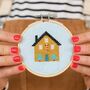 Christmas House Cross Stitch Kit, thumbnail 1 of 5
