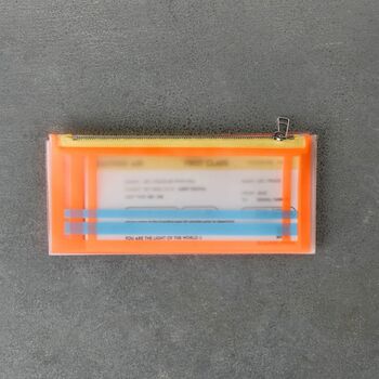 Colourful Check Travel Wallet Organiser, 3 of 5