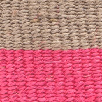 Grey And Fluoro Pink Colour Block Basket, 5 of 12