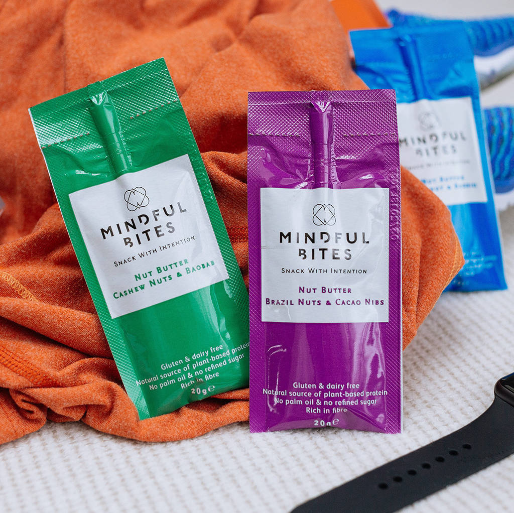 brazil nuts and cacao nibs nut butter box of 12 sachets by mindful