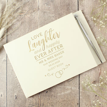 Happily Ever After Wedding Guest Book, 3 of 5