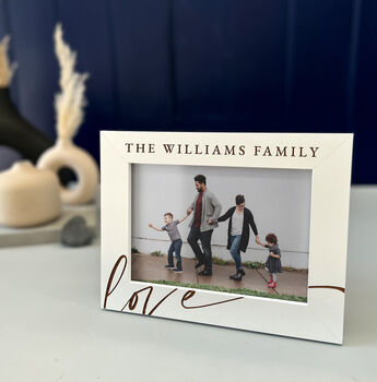 Family Photo Frame Personalised Mothers Day Gift, 9 of 10