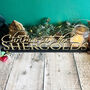 Personalised Christmas At Surname Wooden Sign Decoration, thumbnail 4 of 7