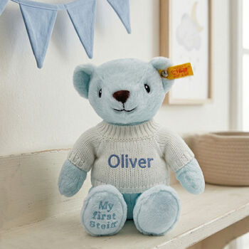 Personalised My First Steiff Teddy Bear, 3 of 7