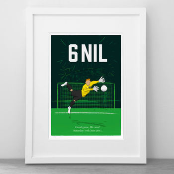 Personalised Footballer Print, 5 of 9