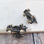 Black Formula One Cufflinks, thumbnail 2 of 5
