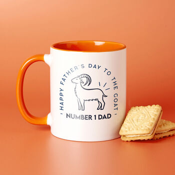 Happy Father's Day To The Goat Mug, 3 of 6