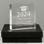 Graduation Gifts Personalised Crystal Glass Keepsake, thumbnail 4 of 7