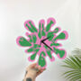 Psychedelic Blob Shaped Decorative Clock, thumbnail 1 of 10