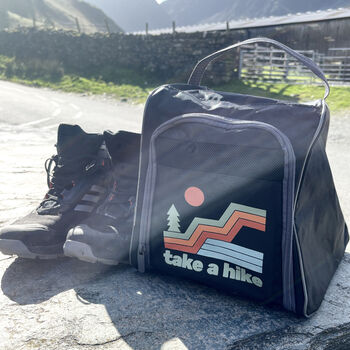 Personalised Take A Hike Boot Bag, 6 of 8