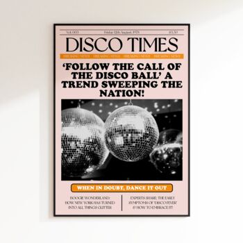 Disco Newspaper Print, 10 of 11