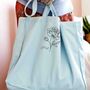 Personalised Birthday Flower Tote Bag Gift For Her, thumbnail 1 of 7