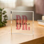 Personalised Doctor Graduation Desk Plaque Gift Sign, thumbnail 4 of 7