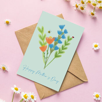 Mother's Day Floral Flowers Card, 4 of 6