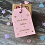 Personalised Gold Foiled Wedding Tag, thumbnail 4 of 5