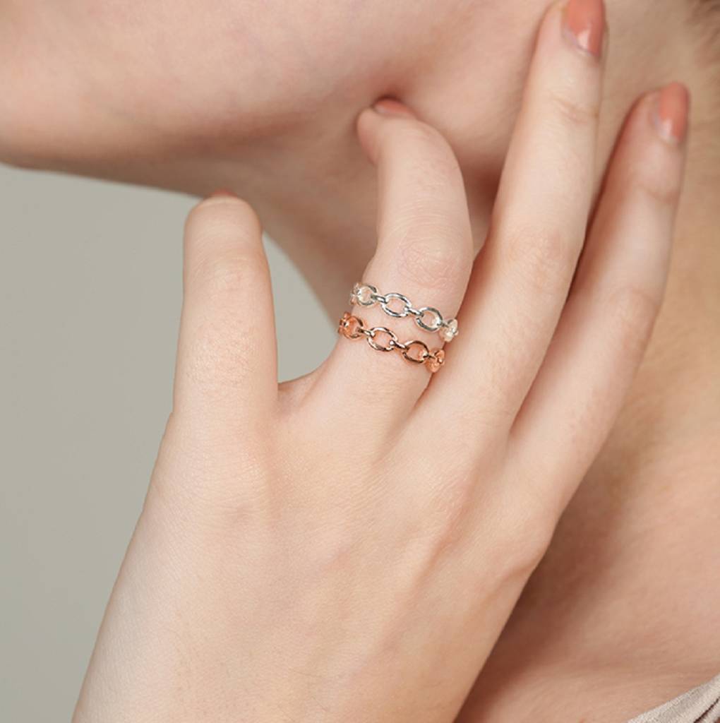 Silver chain ring Clearance