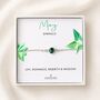 Birthstone Bracelet – Birthday Gift For Her – Sterling Silver, thumbnail 2 of 12