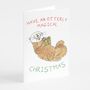 'Have An Otterly Magical Christmas' Card, thumbnail 3 of 5