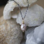 Pink Pearl Necklace, thumbnail 2 of 5