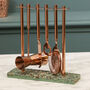Burnished Copper Free Standing Ice Bucket, thumbnail 7 of 7