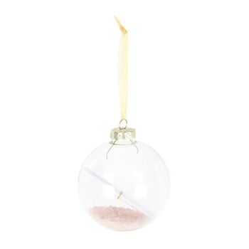 Christmas Bauble Manifestation Kit Rose Quartz, 5 of 6