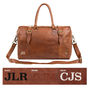 Personalised Leather Eckhart Doctor Holdall, thumbnail 7 of 10