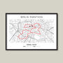 Personalised Berlin Marathon Gift Print, thumbnail 1 of 3