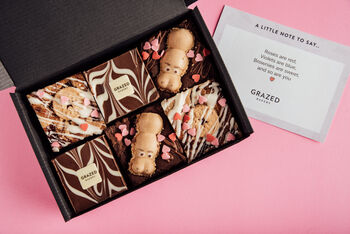 Valentine's Blondie And Brownie Six Piece Gift Box, 9 of 9