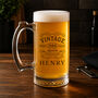 Personalised Beer Tankard 40th Birthday Gift, thumbnail 2 of 2